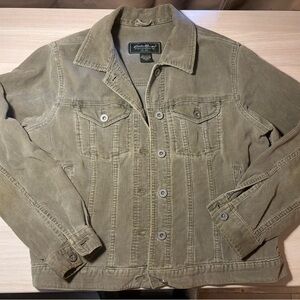 Eddie Bauer Men's Khaki Corduroy Jacket